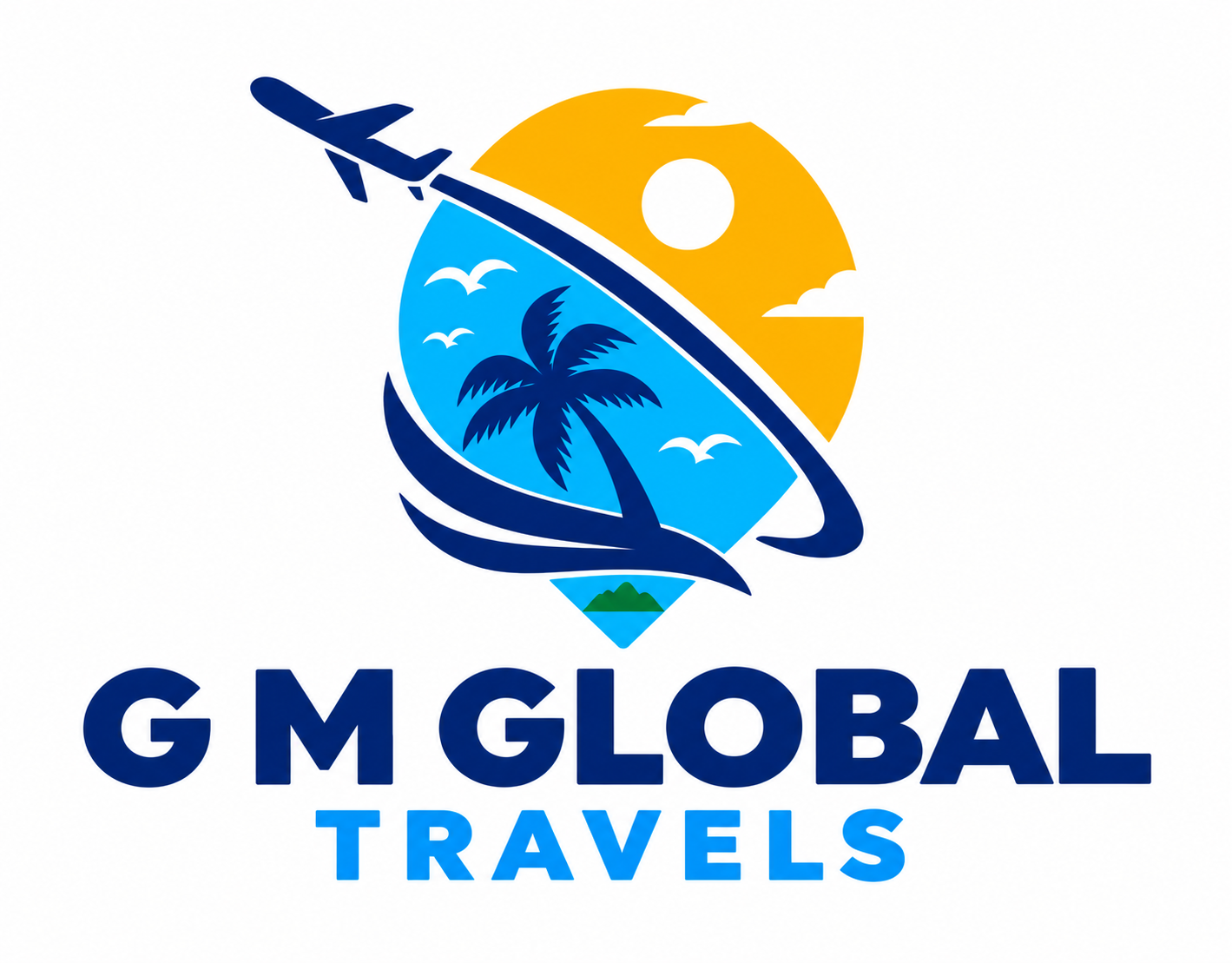 G M GLOBAL TRAVELS Logo